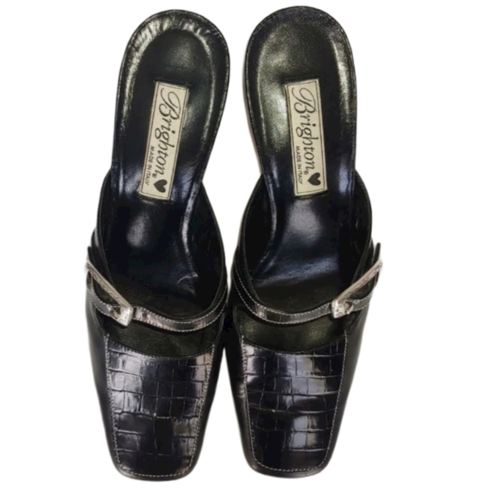 Brighton Slide on Tanner Mule heel